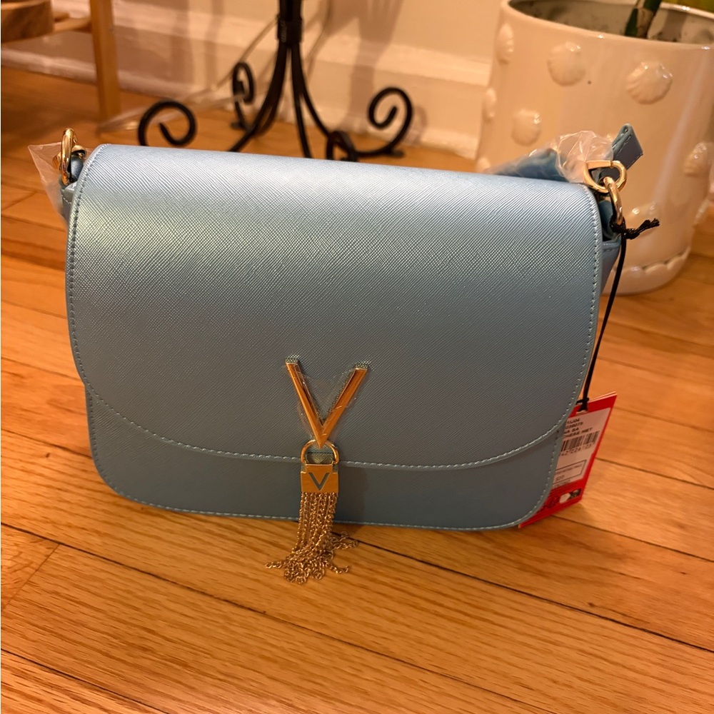 Mario Valentino Light Blue Shoulder Bag